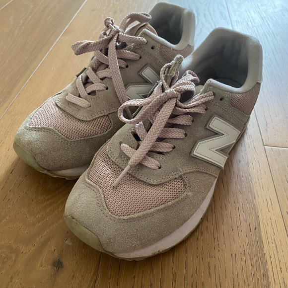 New Balance Pink and Gray Sneakers - Picture 3 of 3